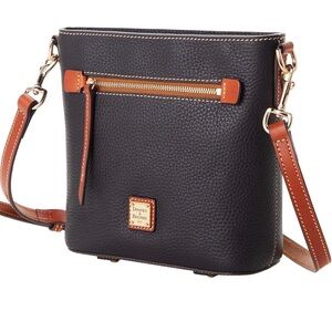 Dooney & Bourke Pebble Leather Crossbody Purse Black